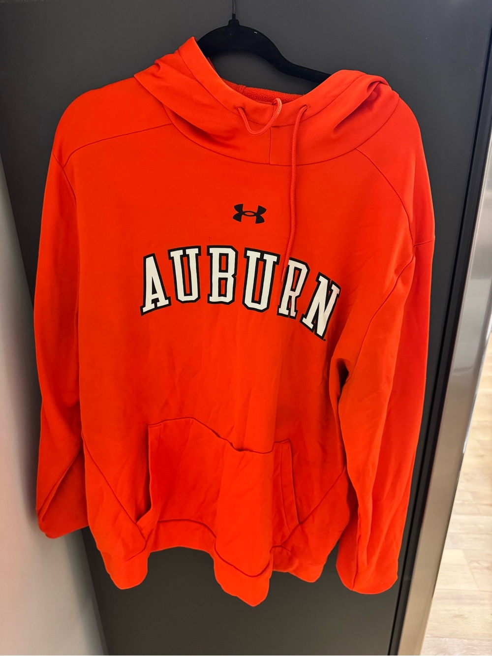 Under Armour Orange Auburn Pullover Hoodie